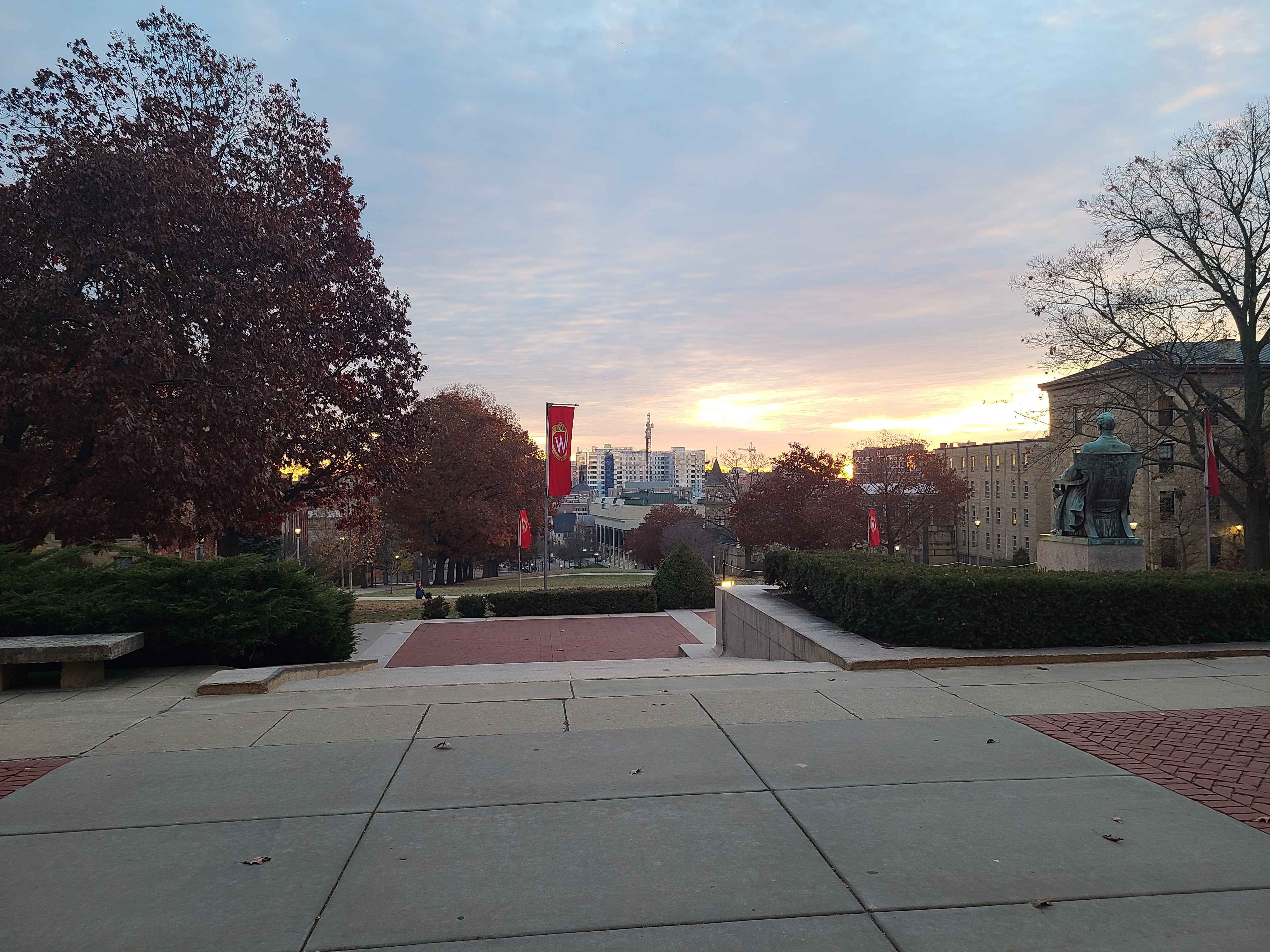 Me Thinking Intensely on the News